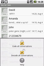 Secret SMS