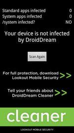 DroidDream Cleaner