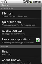 Kinetoo Malware Scan
