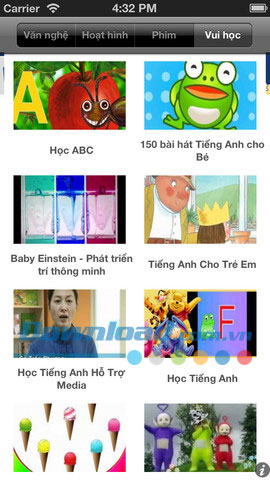 Video cho Bé Lite