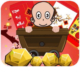 Đào vàng ngày tết
