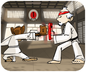 Khỉ học Karate