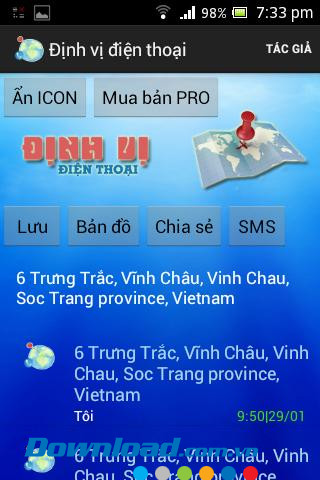 Định vị điện thoại