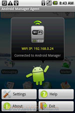 Android Sync Manager WiFi