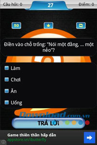 Trắc nghiệm kiến thức