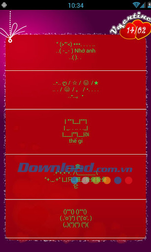 SMS Valentine 2013