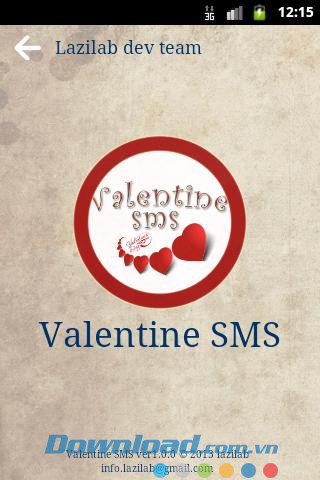Valentine SMS 2013