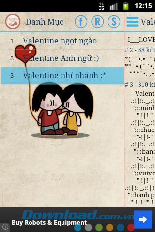 Valentine SMS 2013