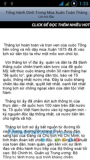 Tổng hành dinh trong mùa xuân toàn thắng